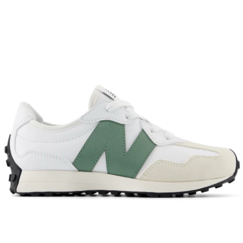 New Balance 327 Sneakers - White Green kids sz:2.5